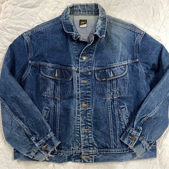 Lee Vintage Men's Blue Denim Jacket - Picture 1 of 3